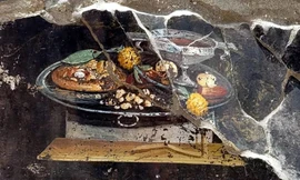 Phát hiện bức bích họa 2.000 năm tuổi gợi tả đến món pizza