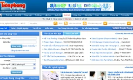 Ra mắt trang Việc làm trên Tiền Phong Online