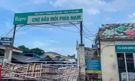 Chợ đầu mối phía Nam trước ngày mở lại sau thời gian tạm dừng