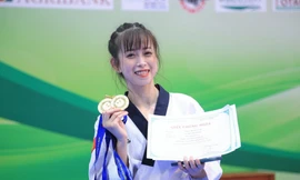 Nhan sắc tươi tắn của "hoa khôi" Taekwondo tham gia ứng cử đại biểu HĐND TP. HCM. 