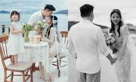 Salim - Hải Long tung bộ ảnh kỷ niệm 20 năm, chia sẻ điều đặc biệt dành cho bé Pam