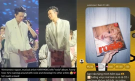HURRYKNG "vươn tầm quốc tế" với khoảnh khắc "check-in cùng Rosé" tại concert ATSH