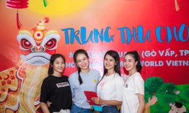 Thí sinh Miss World Việt Nam đem Trung thu đến hơn 250 trẻ em mồ côi, khuyết tật