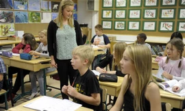 Học sinh Phần Lan thường bắt đầu giờ học trên lớp vào lúc 9h sáng. Ảnh: Riku Isohella.