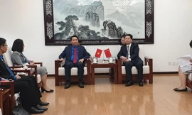 Chia sẻ những vấn đề chung tuổi trẻ hai nước cùng quan tâm