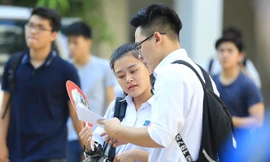 Thí sinh dự thi kì thi THPT quốc gia. Ảnh: Như Ý