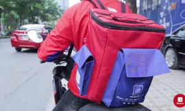 Một dịch vụ giao hàng hoạt động trở lại tại Hà Nội