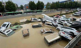 Ô tô bị ngập trong lũ ở nước ngoài liệu có về Việt Nam?