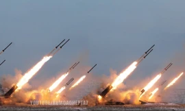 Xem pháo binh Nga khai hoả, huỷ diệt mục tiêu mặt đất