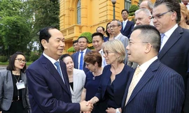 Chủ tịch nước Trần Đại Quang gặp mặt thân mật các nhà khoa học