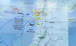 Nga tái hiện máy bay quân sự Il-20 bị bắn rơi ở Syria