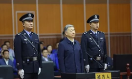 Ông Vương Tam Vận tại phiên tòa. (Nguồn: qq.com)