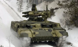 Cận cảnh sức mạnh xe chiến đấu hộ vệ tăng BMPT-72