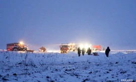 Xuất hiện cột lửa khổng lồ nơi máy bay An-148 của Nga gặp nạn