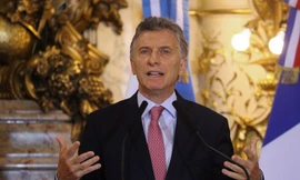 Tổng thống Argentina Mauricio Macri. Ảnh: AP