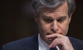 Giám đốc Cục Điều tra Liên bang Mỹ (FBI) Christopher Wray. (Nguồn: AFP)