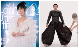 Lynk Lee khoe thềm ngực căng tràn lấp ló; Wowy lên đồ cực dị tại Tuần lễ thời trang