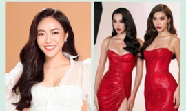 Diệu Nhi gây bất ngờ khi hát cải lương; Hai nàng Hậu diện váy đỏ chót khoe vòng 1 quyến rũ