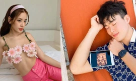 Showbiz 3/5: Duy Mạnh mơ màng bên hình quý tử, ChiPu “đốt mắt” fan với áo ngực có 1-0-2