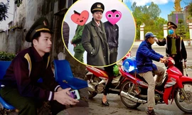 Lộ ảnh chụp khi đang làm nhiệm vụ, chàng công an điển trai khiến dân mạng “truy lùng” info