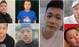 Các đối tượng chủ chốt trong đường dây cá độ bóng đá nghìn tỷ vừa bị triệt phá - Ảnh: CA TB