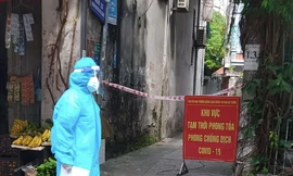 Tiếp tục xuất hiện ổ dịch mới tại thôn 6, xã Phù Vân, thành phố Phủ Lý - Ảnh: Hoàng Long