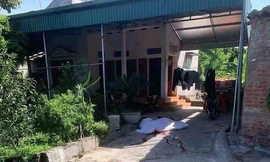 Hiện trường vụ thảm sát - Ảnh: Hoàng Long