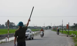 Từ ngày 2/5, Hà Nam đã thiết lập vùng cách ly y tế đối với toàn bộ xã Đạo Lý (huyện Lý Nhân) là nơi ca bệnh gốc 2899 sinh sống - Ảnh: Hoàng Long