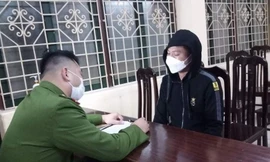 Trần Doãn Hạnh khai nhận cầm đầu đường dây lô đề trăm tỷ - Ảnh: Hoàng Long