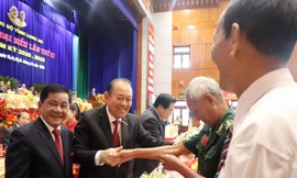 Hình ảnh lãnh đạo Trung ương dự khai mạc Đại hội Đảng bộ Long An