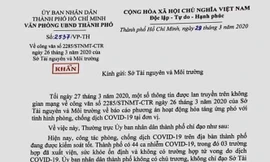 Vụ văn bản hỏa táng: Kỷ luật Phó Giám đốc Sở Tài nguyên và Môi trường