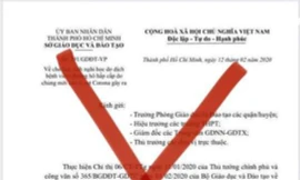 Công an TPHCM điều tra vụ giả văn bản cho học sinh TPHCM nghỉ học vì Covid-19