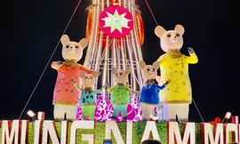 Tận mắt thấy gia đình chuột ở khu lấn biển lớn nhất Việt Nam