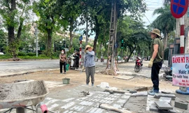 Hà Nội báo cáo kết quả kiểm tra 'đại công trường' lát vỉa hè cuối năm