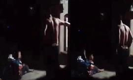 Ảnh cắt từ clip bạo hành