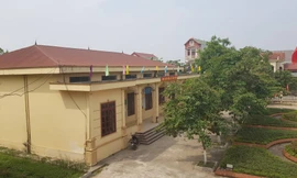 Xã Tân Tiến - một trong những xã có nhiều dự án nằm trong diện thanh tra lần này. Ảnh: Trần Hoàng