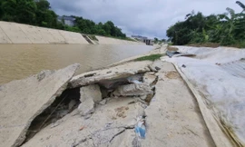 Vĩnh Phúc: Dự án chống ngập gần 5.000 tỷ xuống cấp, sạt lở ngay khi chưa nghiệm thu