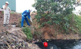 Công an vào cuộc điều tra vụ xả thải của nhà máy gạch Prime Vĩnh Phúc