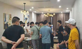 Nơi phát hiện ra nhóm người Trung Quốc. Ảnh ANTĐ