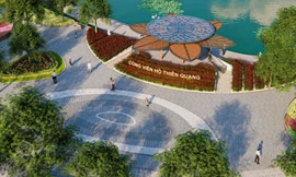 Hà Nội thử nghiệm lát đá hoa cương quanh hồ Thiền Quang