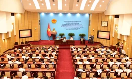 Quang cảnh phiên giải trình HĐND TP Hà Nội