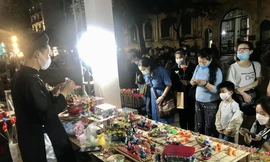 Một gian hàng tại Lễ hội Quà tặng Du lịch Hà Nội