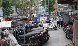 Chiến dịch dẹp loạn vỉa hè: Trụ sở công an phường 'quá tải'