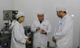 Trao đổi về sản phẩm tại Vườn ươm Doanh nghiệp Chế biến và Đóng gói thực phẩm tại Hà Nội (HBI).