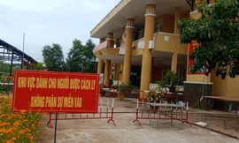 Một khu cách ly tập trung tại tỉnh Vĩnh Phúc. Ảnh minh họa