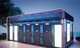 Hình ảnh loạt nhà vệ sinh kiểu mẫu sắp được triển khai tại quận trung tâm Hà Nội