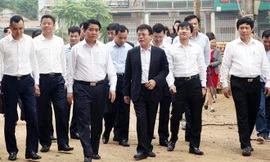 P khảo sát tình hình GPMB khu CNC Hoà Lạc