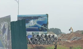 Khu đô thị sinh thái Bắc Đầm Vạc của Công ty CP Sông Hồng Hoàng Gia ở thành phố Vĩnh Yên chưa đủ điều kiện chuyển nhượng. 