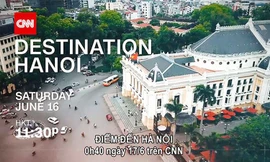 Một cảnh quay trong chương trình quảng bá của CNN