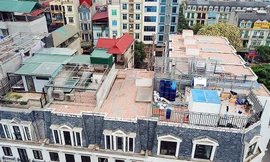 Một dự án vi phạm trật tự xây dựng hàng loạt tại quận Nam Từ Liêm